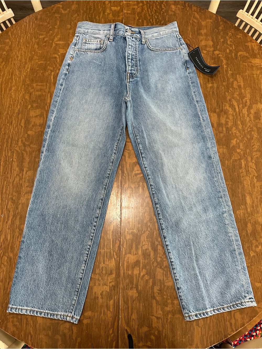 NWT Veronica Beard Blake Classic Straight High Rise jeans Size 27/4